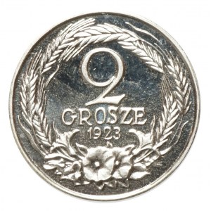 Ukázka 2 haléřů 1923 - COPY Kremnica