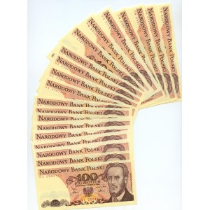 100 zloty 1986 set of 20 pieces
