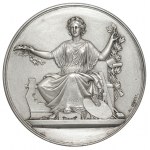 Francie, medaile za cenu Lyonské hudební konzervatoře z roku 1916, spolu s věnovaným originálním pouzdrem.