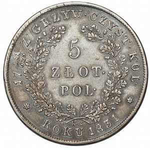 Powstanie Listopadowe, 5 złotych 1831