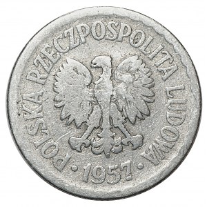 PRL, 1 zlotý 1957 - Solidarność Walcząca
