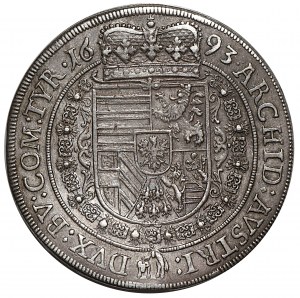 Austria, Leopold, Thaler 1693, Hall