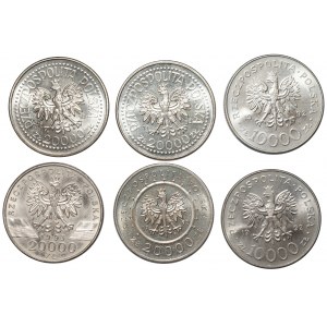 Third Republic, Set of nickel coins 10,000-20,000 zloty (1992-1994)
