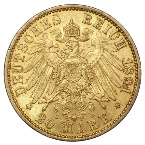 Německo, Prusko, 20 marek 1891