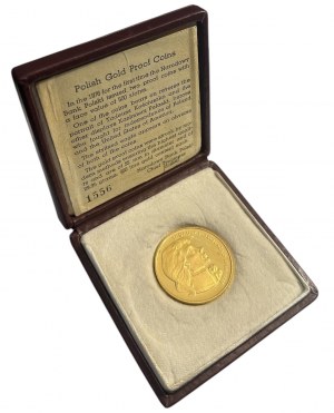 PRL, 500 złotych 1976 - Tadeusz Kościuszko, moneta w dedykowanym etui wraz z certyfikatem