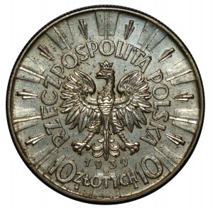 II RP, 10 złotych 1939 Piłsudski