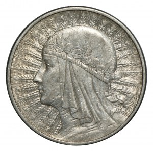 II RP, 10 zl. 1932 Hlava ženy BZM