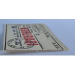 Getto Łódź (Litzmannstadt Ghetto), Wzór talonu na brukiew, stempel KOHLRABI oraz MUSTER