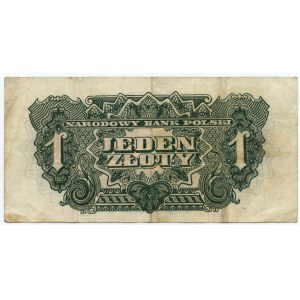 1 złoty 1944 - obowiązkowym - seria BB