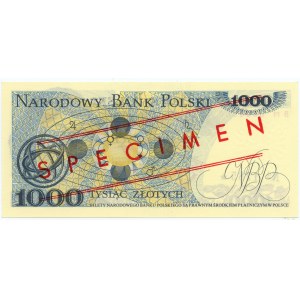 1 000 zlotých 1979, série BM 0000000 - MODEL č. 1785*