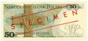 50 zloty 1975, série A 0000000 - MODELE N° 1392*.