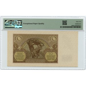 10 złotych 1940 - seria F - PMG 65 EPQ