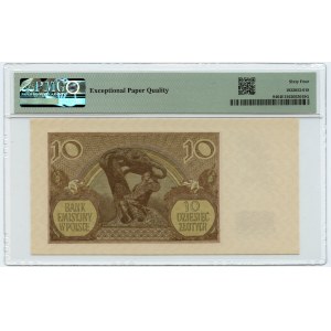 10 złotych 1940 - seria E - PMG 64 EPQ