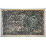 500 polských marek 1919 - I Serja BV - PMG 58EPQ