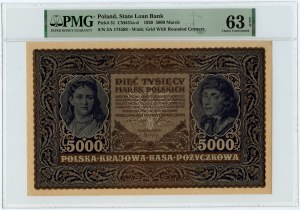5 000 poľských mariek 1920 - III Séria A - PMG 63EPQ