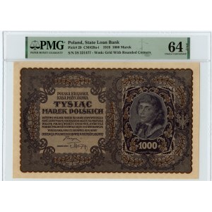 1,000 Polish marks 1919 - III Series T - PMG 64EPQ