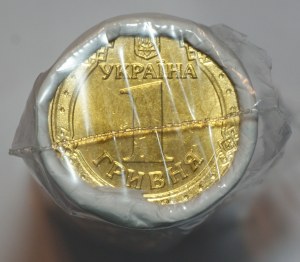 Ukraine , 1hrywa 2012 - Bank roll 50 pcs.- European Championships