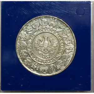PRL, 100 zlotých 1966 Mieszko i Dąbrówka, PRÓBA Silver