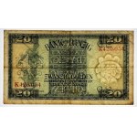 GDAŃSK/DANZIG, 20 Gulden 1937 ser. K 420,054