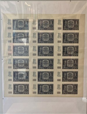 FICHE - 18 billets 20 zloty 1940