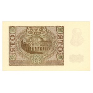 GG, 100 złotych 1940, seria B, fałszerstwo ZWZ