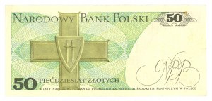 PRL, 50 złotych 1986, seria EL, DESTRUKT