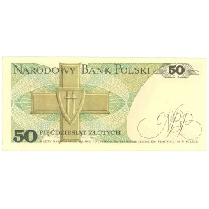 PRL, 50 złotych 1988, seria GH, DESTRUKT