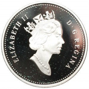 Kanada, 1 dolar 2003, 100. rocznica, kopalnia kobaltu