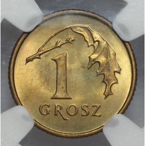 Third Republic, 1 penny 1992, NGC MS66