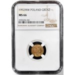 Third Republic, 1 penny 1992, NGC MS66