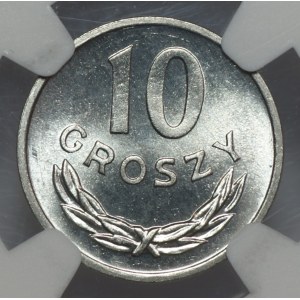 PRL, 10 groszy 1979, NGC MS 66