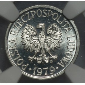 PRL, 10 groszy 1979, NGC MS 66