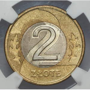 III RP, 2 złote 2007, NGC MS 64