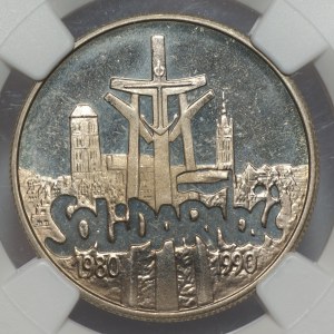 10,000 Gold 1990, Solidarity, NGC PF 66 CAMEO