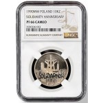 10.000 złotych 1990, Solidarność, NGC PF 66 CAMEO