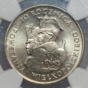 People's Republic of Poland, 100 gold 1988, mint destruct, NGC MS 66