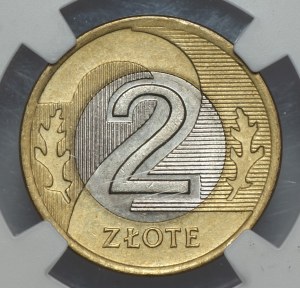 III RP, 2 gold 1995, NGC MS 63