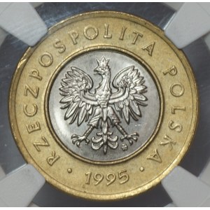 III RP, 2 złote 1995, NGC MS 63