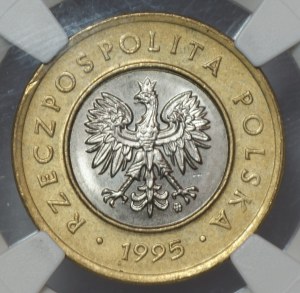 III RP, 2 gold 1995, NGC MS 63