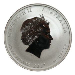 Australia, 50 cents 2012, Year of the Dragon