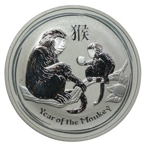 Australia, 1 dolar 2016, Rok Małpy