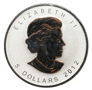 Canada, $5 2012, Maple Leaf (Dragon)