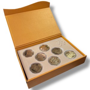 Poland, Royal Collection 2007, Treasury of the Mint of Poland, set of 7 silver medals