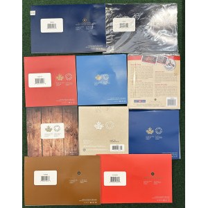 Canada, 25 cents, $20 2012-2015, set of 10 coins in case