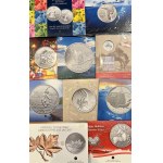Canada, 25 cents, $20 2012-2015, set of 10 coins in case