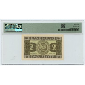 2 złote 1936, seria CE, PMG 64