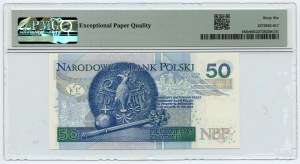 III RP, 50 zloty 2017, BP series, RADAR, PMG 66 EPQ