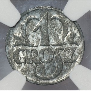GG, 1 grosz 1939, NGC MS64