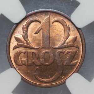II RP, 1 penny 1936, NGC MS64 RB