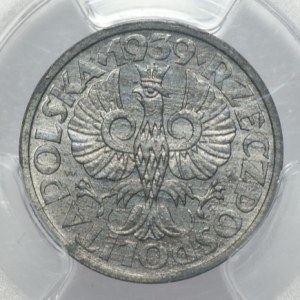 II RP, 1 grosz 1939, PCGS MS65